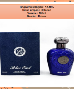Parfum Pria dan Wanita Blue Oud Lattaffa Dubai Arab Parfume 5ml 10ml 100ml - Gambar 3