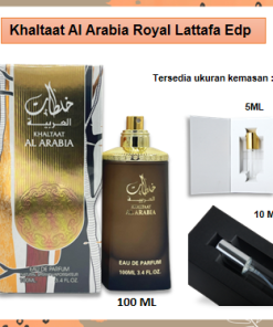 Minyak Wangi eau de Parfum Pria Khaltaat Al Arabia 5ml 10ml 100ml