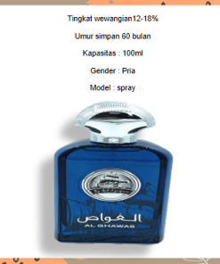 Minyak Wangi Arab Pria ALGHAWAS eau de parfum Spray 5ml 10ml 100ml - Gambar 3