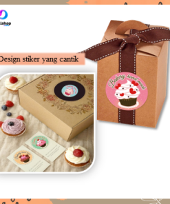 Stiker Label Makanan Home Made Sticker Bulat Kecil Tempel ukuran 2,5cm