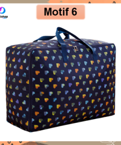 Travel Bag Besar Motif Tas Traveling Lipat Anti Air Foldable Bag Import - Gambar 13