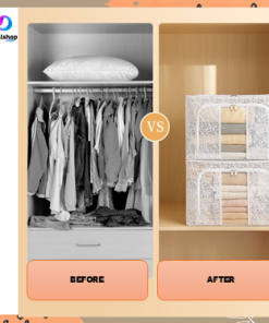 Storage Box Organizer Kotak Tempat Penyimpanan Baju Mainan Lipat Serbaguna - Gambar 5