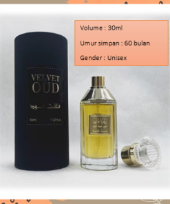 Parfum Arab Pria dan Wanita EDP Velvet Oud Parfume Lattafa 5ml 30ml - Gambar 4