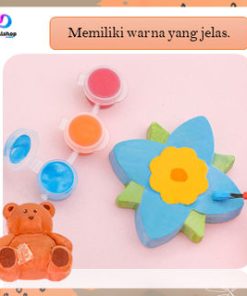 Boneka 3d Mainan Edukasi Anak DIY Melukis Patung Gypsum 3D Dengan Cat air - Gambar 7