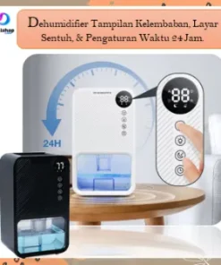 Alternative view of Dehumidifier Ruangan Kamar Penyerap Kelembaban Serap Air Portable 23W 1100ml