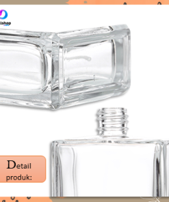 Alternative view of Botol Tempat Parfum Refil Parfume Bottle Kaca Drat Putar model Kotak Decant Travel Size 30ml 50ml 100ml
