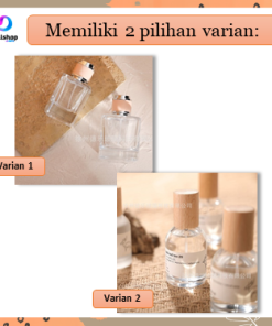 Botol Kosong Parfum Refil Spray Press Parfume Bottle Bahan Kaca Tebal Tutup Botol Motif Kayu Silinder Aesthetic 30ml 50ml 100ml - Gambar 6