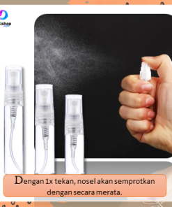 Alternative view of Botol Parfum Refil Mini Travel Size Decant Parfume Bottle Kaca Spray Sampel 2ml 2,5ml 3ml 5ml 10ml