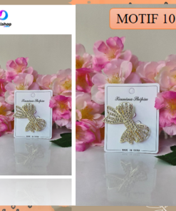 Aksesoris Fashion Wanita Brooch Hijab Bross Blazer Motif Bunga Mutiara Mewah Premium - Gambar 11