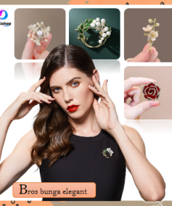 Aksesoris Fashion Wanita Bross Jilbab Blazer Kebaya Mewah Premium
