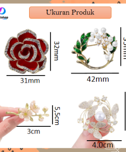 Alternative view of Aksesoris Fashion Wanita Bross Jilbab Blazer Kebaya Mewah Premium
