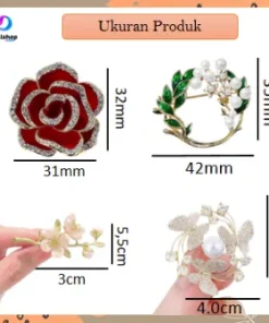 Alternative view of Aksesoris Fashion Wanita Bross Jilbab Blazer Kebaya Mewah Premium