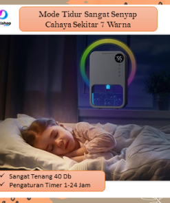 Dehumidifier Ruangan Kamar Penyerap Kelembaban Serap Air Portable 23W 1100ml - Gambar 10