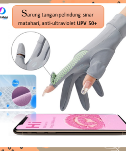 Sarung Tangan anti UV Pria Wanita Gloves Sun Protection UPF 50+ touch screen Pelindungan Panas Matahari