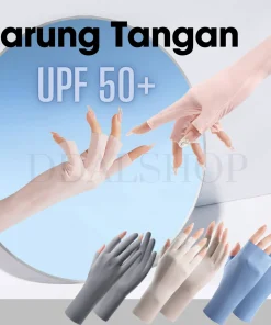 Sarung Tangan Setengah Jari Anti Panas Matahari Gloves Sun Protection UV UPF 50+