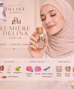 Parfum Wanita Tahan Lama Eau De Parfume Premium Inspired By Delina De Marly Travell Size 5ML 10ML 30ML 50ML 100ML
