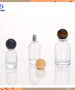 Botol Kosong Parfum Refil Spray Pres Parfume Bottle Bahan Kaca Tebal Tutup Botol Motif Kayu Estetik 30ml 50ml 100ml - Gambar 4
