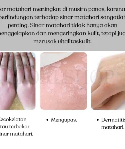 Alternative view of Sarung Tangan Setengah Jari Anti Panas Matahari Gloves Sun Protection UV UPF 50+
