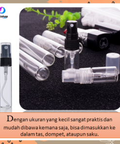 Botol Parfum Refil Mini Travel Size Decant Parfume Bottle Kaca Spray Sampel 2ml 2,5ml 3ml 5ml 10ml - Gambar 3
