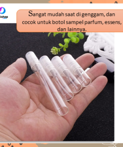 Botol Parfum Refil Mini Travel Size Decant Parfume Bottle Kaca Spray Sampel 2ml 2,5ml 3ml 5ml 10ml - Gambar 4