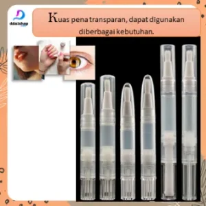 Botol Travel Pen Brush Kuas Kosong Concealer Vitamin Kuku Kosmetik Bibir Lipgloss