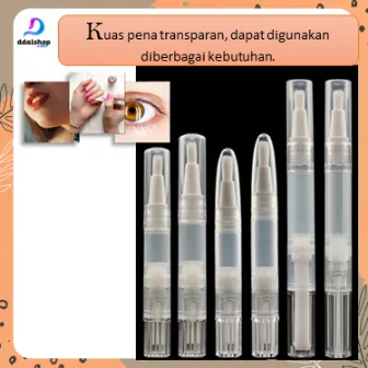 Botol Travel Pen Brush Kuas Kosong Concealer Vitamin Kuku Kosmetik Bibir Lipgloss