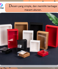 Kotak Kado Gift Box Hampers Hadiah Souvenir Hardbox Aesthetic Polos Sliding Untuk Parfum Kosmetik