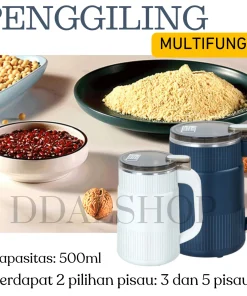 Chopper Blender Portable Mini Listrik Penggiling Penghalus Bumbu Kering Grinder Kopi Pisau Stainless Anti Karat
