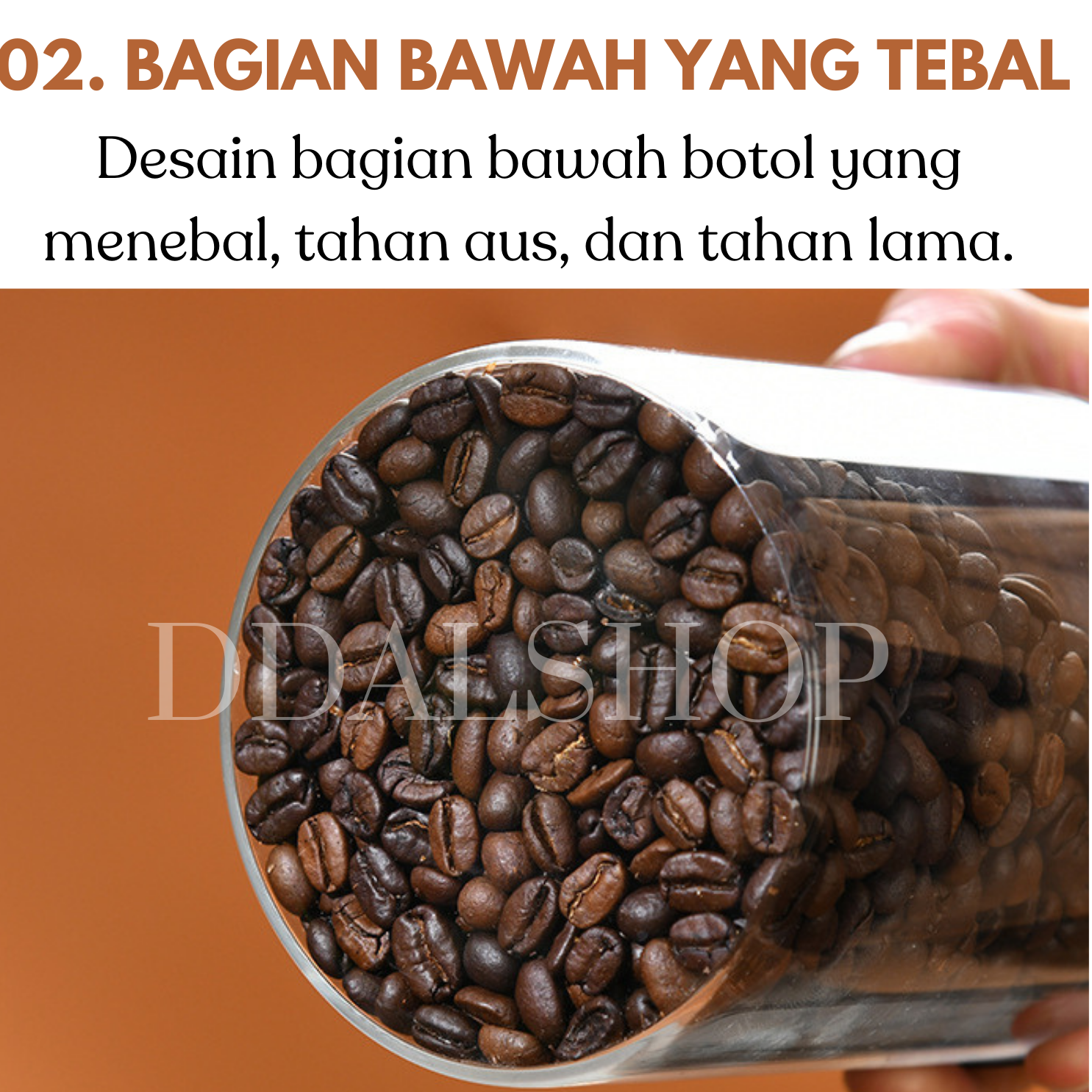 Toples Kaca Bening Aesthetic Food Container Kotak Penyimpanan Makanan Kue Kering Cookies Lebaran Kedap Udara Tutup Kayu - Gambar 5