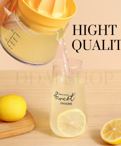 Alat Peras Jeruk Mesin Pemeras Jeruk Nipis Lemon Hand Juicer Dengan Gelas Ukur Takar - Gambar 3