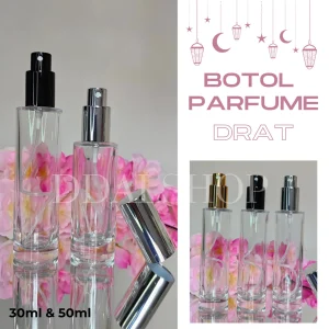 Botol Parfum Drat Ulir Bottle Spray Refill Bottle Kaca Isi Ulang Tinggi Travell Size 30ml 50ml Good Quality