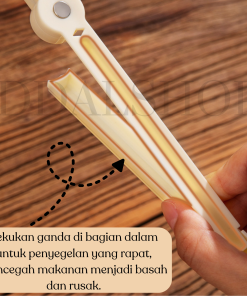 Segel Penjepit Snack Plastik Klip Seal Penutup Makanan Alat Jepit Dengan Magnet - Gambar 10