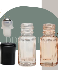 Botol Parfum Roll On Mini Transparan Warna Warni Bottle Kaca Kosong Isi Ulang Refill Size 3ml - Gambar 7