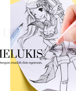 Alternative view of Pensil Lucu Pencil Sketsa Unik Alat Tulis Perlengkapan Sekolah Anak Anti Patah Incl. Penghapus