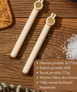 Segel Penjepit Snack Plastik Klip Seal Penutup Makanan Alat Jepit Dengan Magnet - Gambar 8