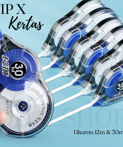 Correction Tape Penghapus Pulpen Tipe X Kertas Perlengkapan Sekolah 12m, 30m