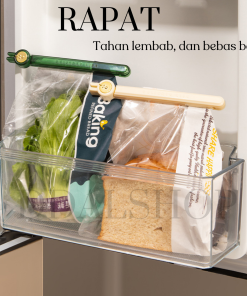 Segel Penjepit Snack Plastik Klip Seal Penutup Makanan Alat Jepit Dengan Magnet - Gambar 4