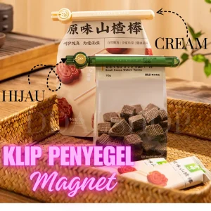 Segel Penjepit Snack Plastik Klip Seal Penutup Makanan Alat Jepit Dengan Magnet