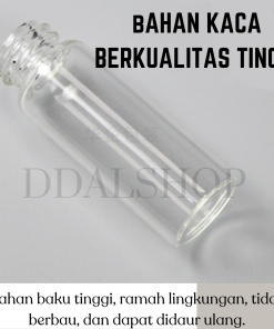 Botol Kosong Essens Cairan Serum Skincare Oil Medis Bottle Kaca Transparan Size 1ml 2ml 3ml 4ml 5ml - Gambar 5
