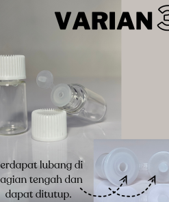 Botol Kosong Essens Cairan Serum Skincare Oil Medis Bottle Kaca Transparan Size 1ml 2ml 3ml 4ml 5ml - Gambar 10