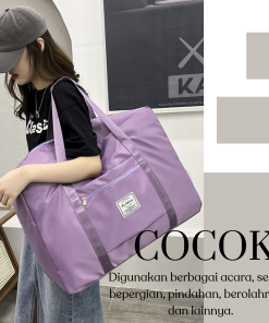 Alternative view of Tas Polos Travel Wanita Bag Jumbo Lipat Anti Air Cocok Untuk Travelling Sport Olahraga