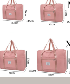 Tas Polos Travel Wanita Bag Jumbo Lipat Anti Air Cocok Untuk Travelling Sport Olahraga - Gambar 7