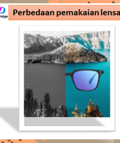 Kacamata Buta Warna merah hijau Enchroma untuk Pria dan Wanita  Bingkai Penuh TR90 - Gambar 4