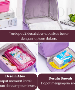 Tas Bekal Makanan Lunch Bag Anak-anak Karakter Hadiah dan Bingkisan Souvenir Ulang Tahun - Gambar 4