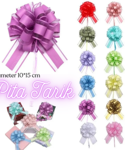 Pita Tarik Instan Hiasan Kado Hampers Buket Bunga Webbing Souvenir Cantik