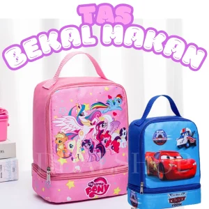 Tas Bekal Makanan Lunch Bag Anak-anak Karakter Hadiah dan Bingkisan Souvenir Ulang Tahun