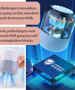 Vacum Baju Portable Mesin Vacuum Bag Travelling Vakum Pakaian Electric Listrik 220V 40W - Gambar 8