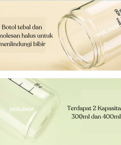 Botol Minum Portable Shaker Bottle Pengaduk Otomatis Botle Gym Protein Shake Anti Tumpah - Gambar 8