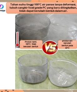 Blender Portable USB Mini Chopper Penggiling Daging Bumbu 3 Mata Pisau Baja Tahan Karat - Gambar 6