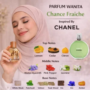 Parfum Wanita Wangi Tahan Lama Eau De Parfume Cewe branded Inspired By Chance Fraiche